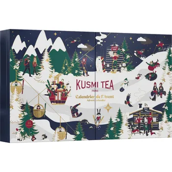 Čaj Kusmi Tea Adventní čajový kalendář s infuzérem a džemem 2024