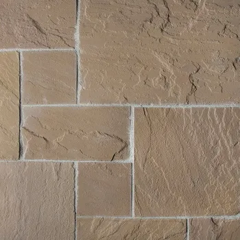 Venkovní dlažba Dlažba kamenná DEKSTONE S 2215 Golden Leaf pískovec přírodní 600×400 mm