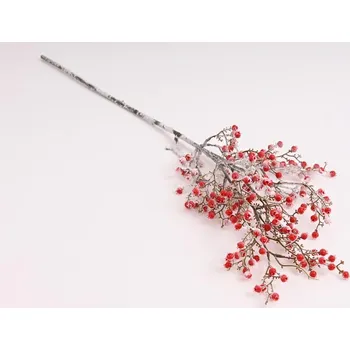 umělá květina Dekorační větev s bobulemi 371483 - 75 cm