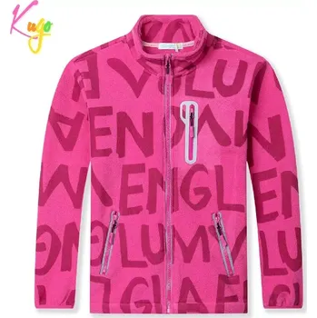 Dívčí mikina Dívčí flísová mikina Kugo FM0331 růžová