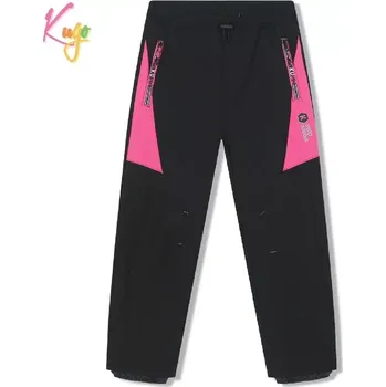 Dívčí kalhoty Dívčí softshellové kalhoty zateplené Kugo HK5062 černé