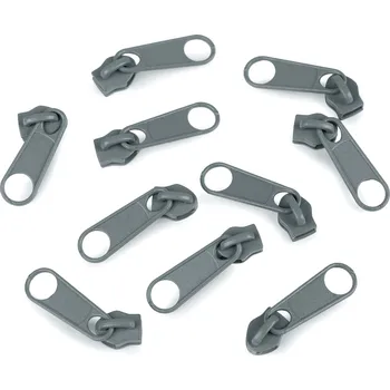 Zip Jezdec nearetační 5mm šedý