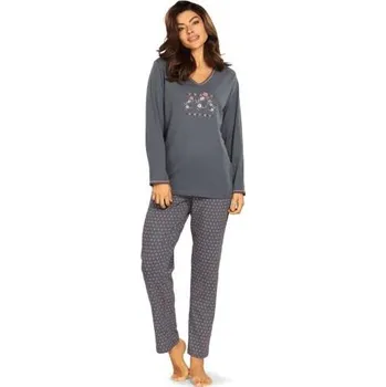Dámské pyžamo Dámské pyžamo Comtessa 2523.40 šedé šedá 38