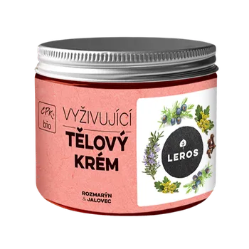 LEROS Vyživující tělový krém BIO (200 ml) - Rozmarýn & jalovec
