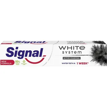 zubní pasta Signal White System Active Charcoal zubní pasta, 75 ml