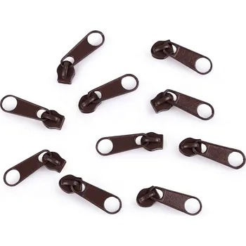 Zip Jezdec nearetační 3mm tmavě hnědá