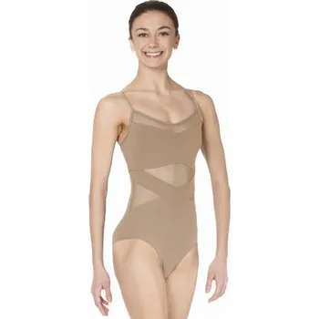 Body Lulli,Baletní trikot se síťkou LUB823, tělová XL