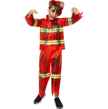 Karnevalový kostým Funiglobal - Kostým zombie hasič pro děti - 5-6 years