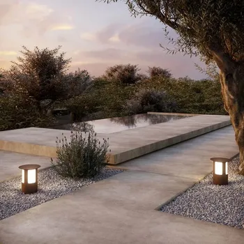 Venkovní osvětlení Il Fanale Porto 280 mm venkovní sloupkové osvětlení rezavý kov Il Fanale 258.01.FF