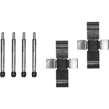 Přislušenství brzdového systému Sada příslušenství obložení kotoučové brzdy TRW PFK247