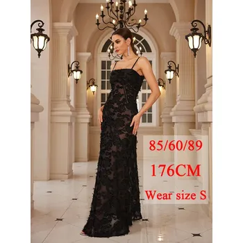 Dámské šaty Plesové šaty s krajkou Barva: Barevná, Velikost: M