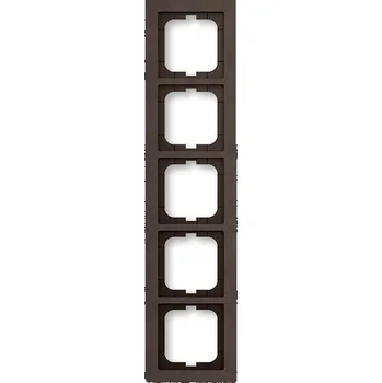 vypínač Rámeček ABB Busch-axcent pětinásobný papír hnědý