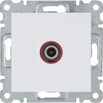 HAGER Zásuvka anténní Hager Lumina TV bílá