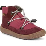Dívčí celoroční barefoot boty TEX TRACK Bordeaux, Froddo, G3110257-7, červená - 29