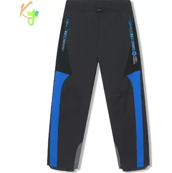 Dětská móda Chlapecké softshellové kalhoty zateplené Kugo HK5062 tmavě šedé