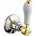 Přepínač podomítkový Sapho Antea DEVIN102 páčka chrom/zlato