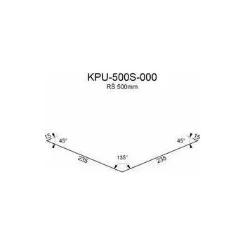 Střešní lemovaní Úžlabí RS500S-135 SP35 2V16A 0,50mm 2bm