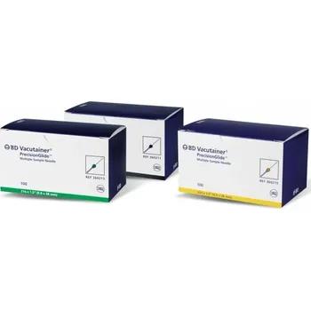 Injekční jehla Vacutainer Jehla Vacutainer, 100ks Jehly: 38 mm černá