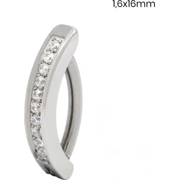 Dárková krabička Zlatnictví Helios Piercing do ucha s kamínky