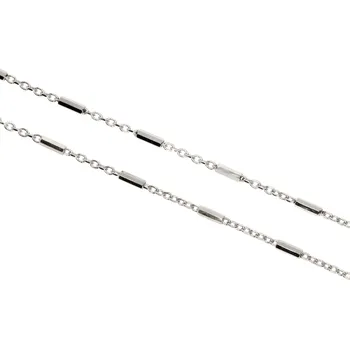 Řetízek Zlatnictví Helios Bílé zlato řetízek s tyčinkama Velikost: 42cm, Váha: 1,75g