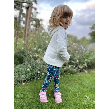 Dívčí legíny Legíny dětské zateplené motýli. Velikost: 98/104