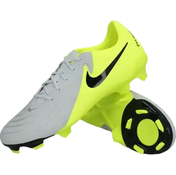Kopačky Pánské kopačky lisovky Nike Phantom GX II Academy FG/MG limetkově-šedé