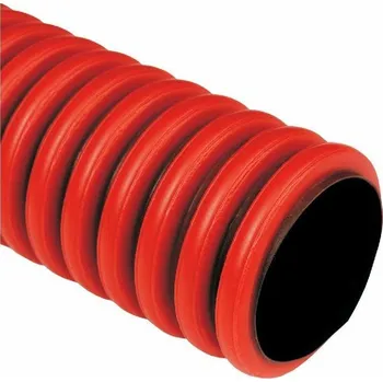 kabelová chránička Chránička korugovaná pevná Kabuflex červená 110 mm 6 m
