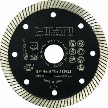 Řezný kotouč Kotouč DIA Hilti DC-D SPX Hard Tile 125×22,23×1,2×10 mm