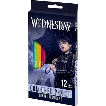 Pastelka Wednesday TŘÍHRANNÉ PASTELKY 12 BAREV