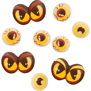 Čokoláda Günthart Čokoládová dekorace Strašidelné oči 6 párů