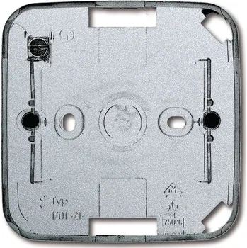 vypínač Krabice nástěnná ABB Future jednonásobná hliníková stříbrná