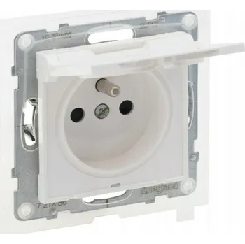Elektrická zásuvka Zásuvka 230 V jednonásobná Legrand Suno IP 44 bílá