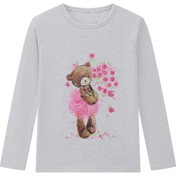 Dívčí tričko Dívčí triko Wolf S2444B šedý melír