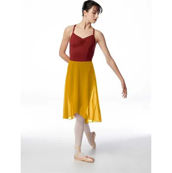 Dámská sukně Lulli,Zavinovací sukně LUB858, žlutá M.L