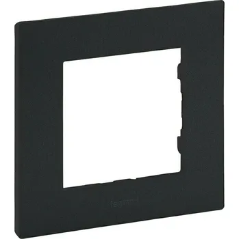 Elektrická zásuvka Rámeček Legrand Niloé Step jednonásobný antracit