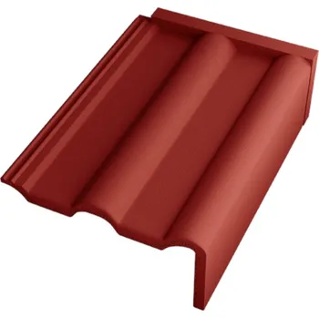 Střecha Taška pultová pravá Betonpres Optimal višňová