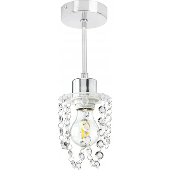 Stropní svítidlo lustr chrom křišťálový glamour