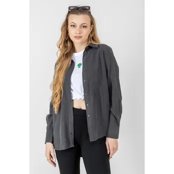 Dámská košile Jacqueline de Yong JDY dámská košile Olli s dlouhým rukávem grafit Velikost: M