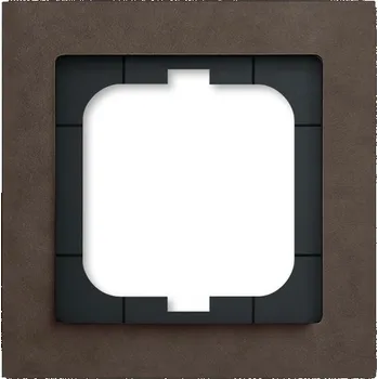 vypínač Rámeček ABB Busch-axcent jednonásobný papír hnědý