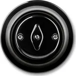 Přepínač střídavý otočný řazení 6 ABB Decento černá