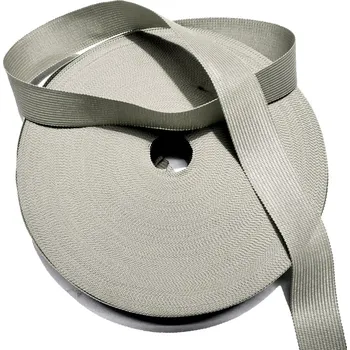 Lemovací proužek PES 25 mm barva šedá