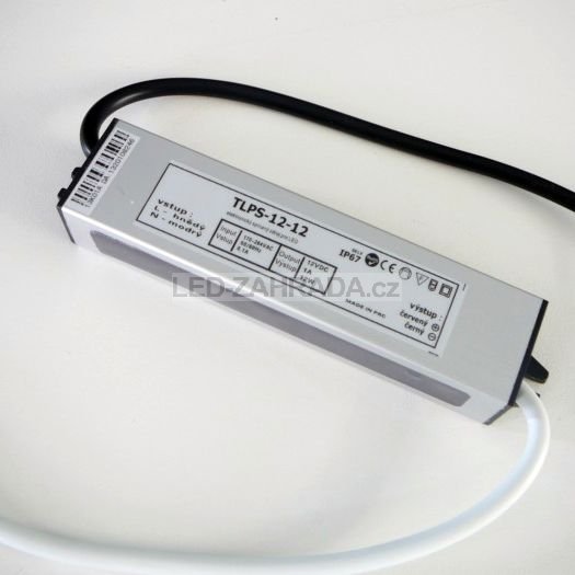 T-LED LED zdroj/trafo 12V DC 12W IP67