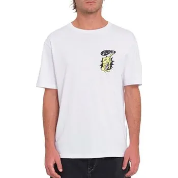 Pánské tričko Volcom pánské tričko Santi Stoned Bsc Sst White | Bílá | Velikost XL | 100% bavlna