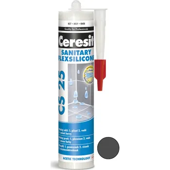 Tmel Tmel silikonový sanitární Ceresit CS 25 graphite 280 ml