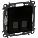 Zásuvka datová Legrand Valena Life CAT5e 2× RJ45 černá