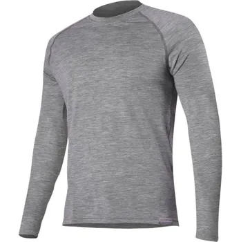 Lasting pánské merino triko ATAR šedé - XL