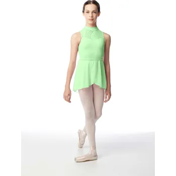 Dívčí sukně Lulli,Dívčí zavinovací sukýnka LUB857C, patina zelená 140-146