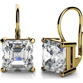 Náušnice Couple, Náušnice Ada, žluté zlato a výrazný zirkon, Patent dámský, 585-68-3-0179.0Z00.0.00.001.08