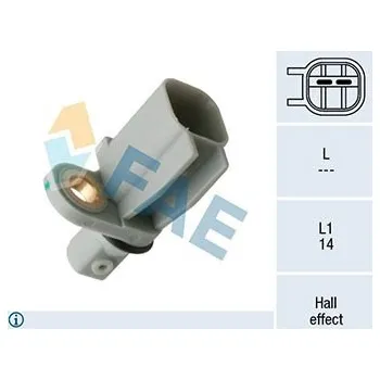 Přislušenství brzdového systému Snímač, počet otáček kol FAE 78450