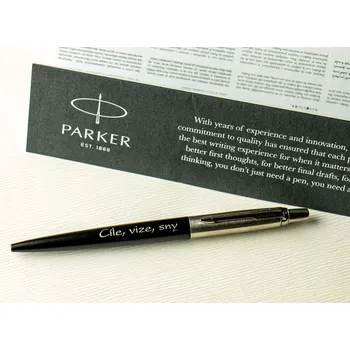 Parker Jotter Bond Street Black CT s věnováním